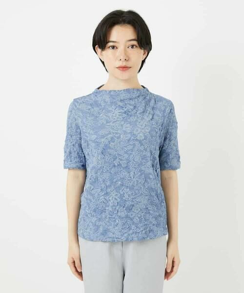 Maison de CINQ / メゾン ドゥ サンク カットソー | フラワージャガードジャージカットソー | 詳細7