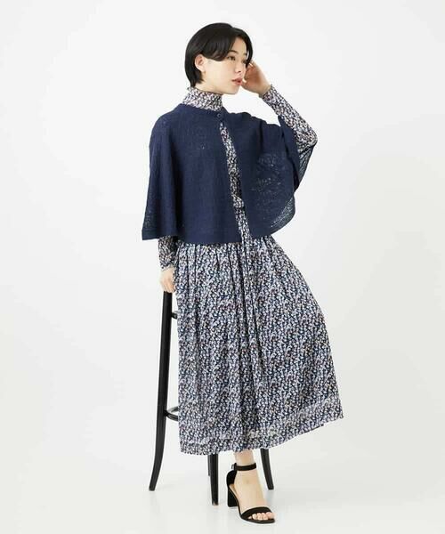 Maison de CINQ / メゾン ドゥ サンク カットソー | ぼかしフラワーハイネックプルオーバー | 詳細17