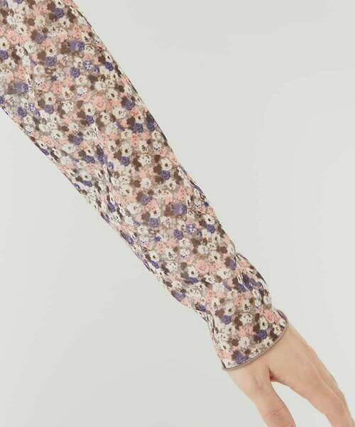 Maison de CINQ / メゾン ドゥ サンク カットソー | ぼかしフラワーハイネックプルオーバー | 詳細8