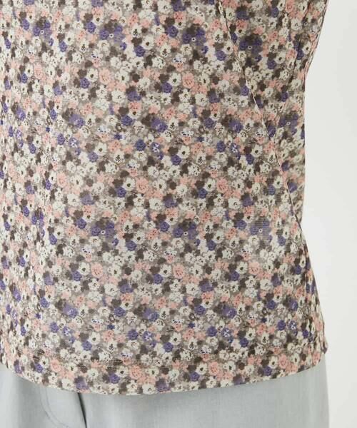 Maison de CINQ / メゾン ドゥ サンク カットソー | ぼかしフラワーハイネックプルオーバー | 詳細9