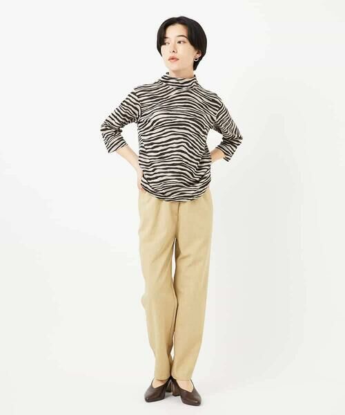 Maison de CINQ / メゾン ドゥ サンク カットソー | [日本製]ラミー天竺ゼブラプリントカットソー | 詳細13