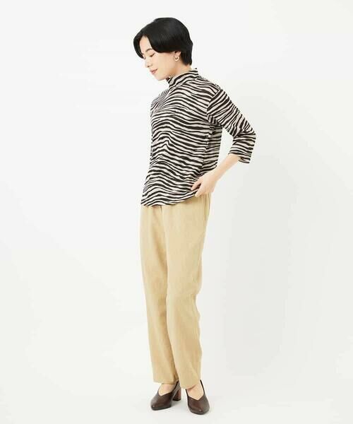 Maison de CINQ / メゾン ドゥ サンク カットソー | [日本製]ラミー天竺ゼブラプリントカットソー | 詳細14