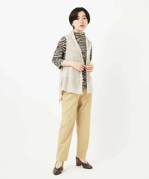 Maison de CINQ / メゾン ドゥ サンク カットソー | [日本製]ラミー天竺ゼブラプリントカットソー | 詳細16