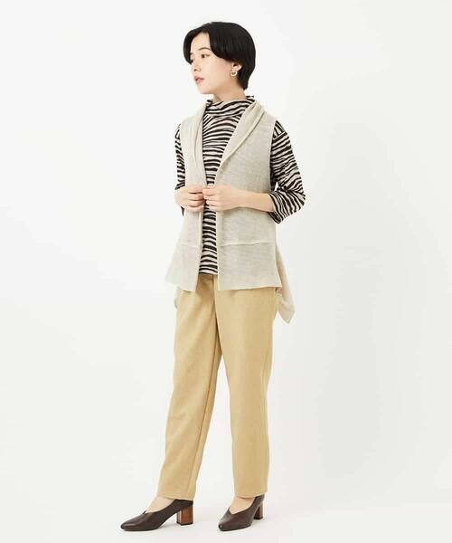 Maison de CINQ / メゾン ドゥ サンク カットソー | [日本製]ラミー天竺ゼブラプリントカットソー | 詳細17