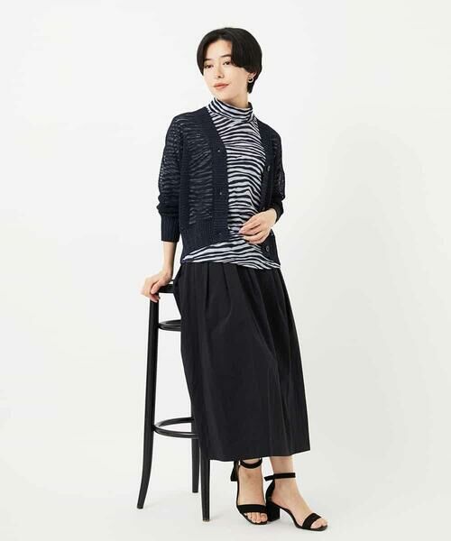 Maison de CINQ / メゾン ドゥ サンク カットソー | [日本製]ラミー天竺ゼブラプリントカットソー | 詳細23