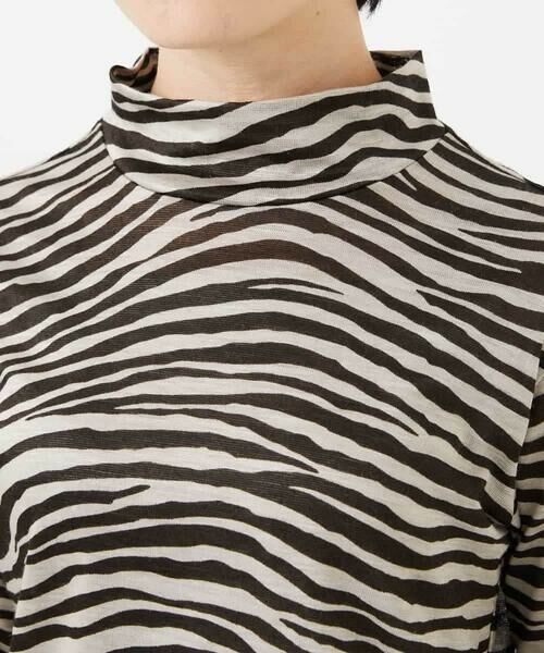 Maison de CINQ / メゾン ドゥ サンク カットソー | [日本製]ラミー天竺ゼブラプリントカットソー | 詳細8