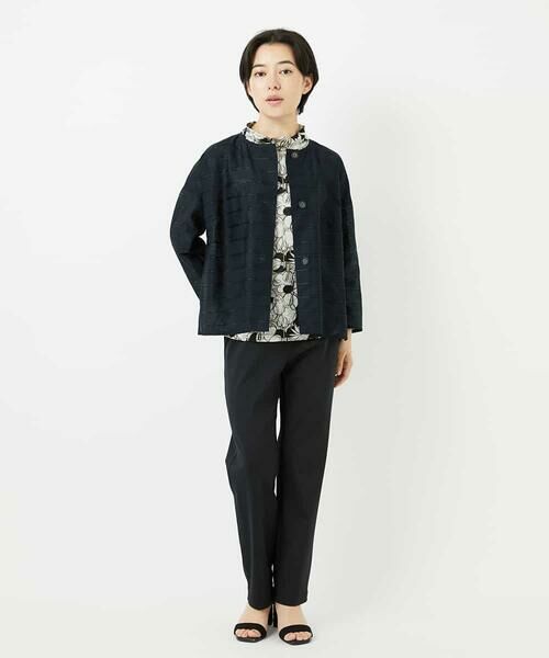 Maison de CINQ / メゾン ドゥ サンク カットソー | リネン天竺ラインフラワープリントプルオーバー | 詳細18