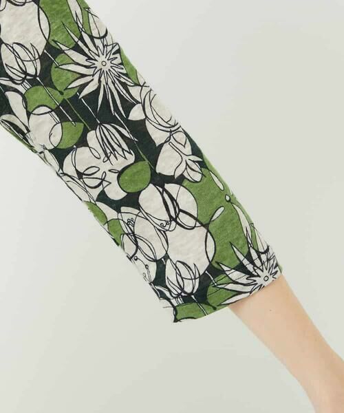 Maison de CINQ / メゾン ドゥ サンク カットソー | リネン天竺ラインフラワープリントプルオーバー | 詳細8