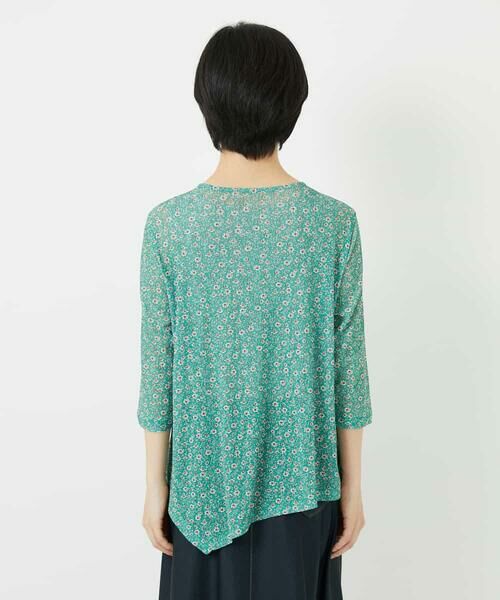 Maison de CINQ / メゾン ドゥ サンク カットソー | 小付きフラワープリントアシンメトリーデザインプルオーバー | 詳細22