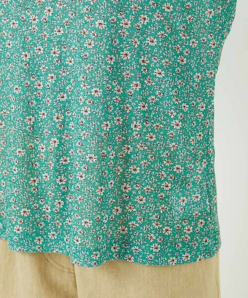 Maison de CINQ / メゾン ドゥ サンク カットソー | 小付きフラワープリントハイネックプルオーバー | 詳細8