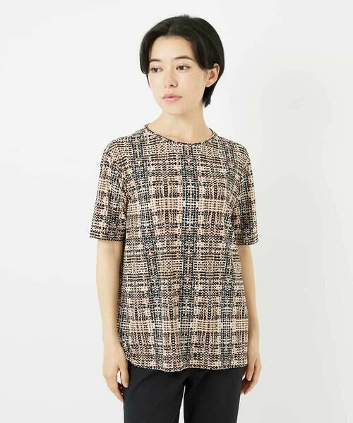 Maison de CINQ / メゾン ドゥ サンク カットソー | ジオメトリックプリントカットソープルオーバー | 詳細2