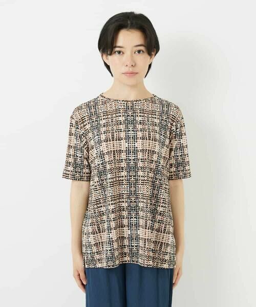 Maison de CINQ / メゾン ドゥ サンク カットソー | ジオメトリックプリントカットソープルオーバー | 詳細3