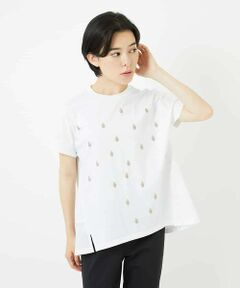 Maison de CINQ / メゾン ドゥ サンク カットソー | コットン天竺しずくプリントカットソープルオーバー
