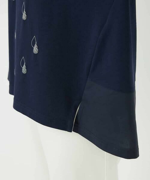 Maison de CINQ / メゾン ドゥ サンク カットソー | コットン天竺しずくプリントカットソープルオーバー | 詳細10