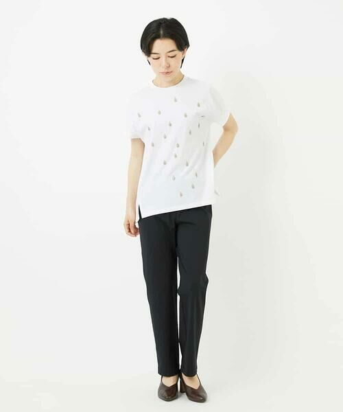 Maison de CINQ / メゾン ドゥ サンク カットソー | コットン天竺しずくプリントカットソープルオーバー | 詳細20