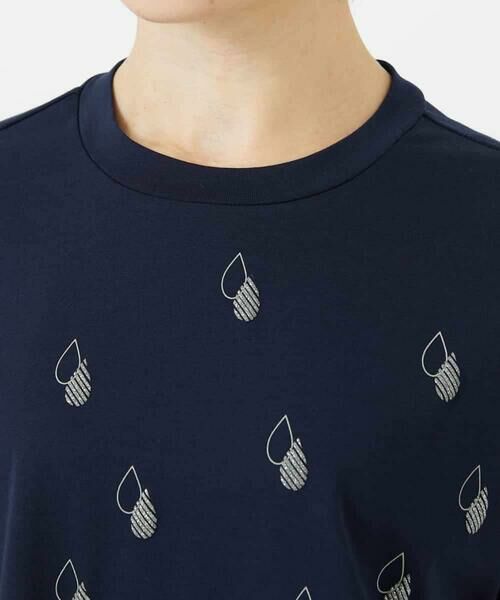 Maison de CINQ / メゾン ドゥ サンク カットソー | コットン天竺しずくプリントカットソープルオーバー | 詳細8