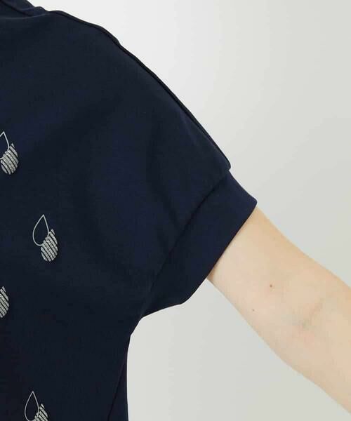 Maison de CINQ / メゾン ドゥ サンク カットソー | コットン天竺しずくプリントカットソープルオーバー | 詳細9