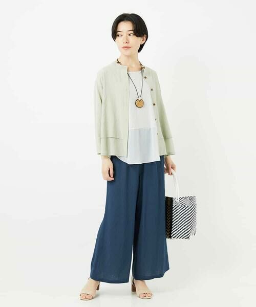 Maison de CINQ / メゾン ドゥ サンク その他パンツ | [リバーシブル]ストレートワイドパンツ | 詳細17