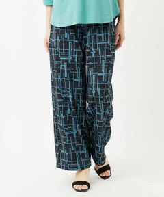 Maison de CINQ / メゾン ドゥ サンク その他パンツ | [リバーシブル]デジタル幾何デニムプリントパンツ