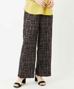 Maison de CINQ / メゾン ドゥ サンク その他パンツ | [リバーシブル]デジタル幾何デニムプリントパンツ