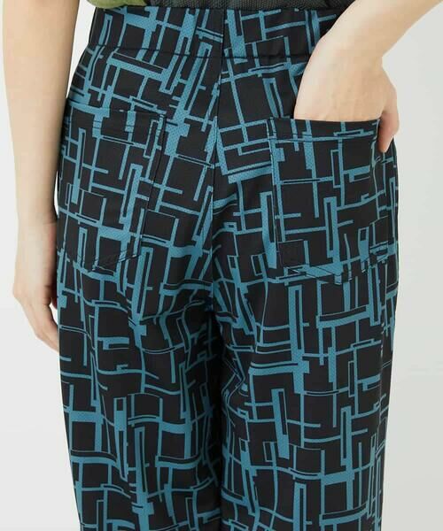 Maison de CINQ / メゾン ドゥ サンク その他パンツ | [リバーシブル]デジタル幾何デニムプリントパンツ | 詳細11