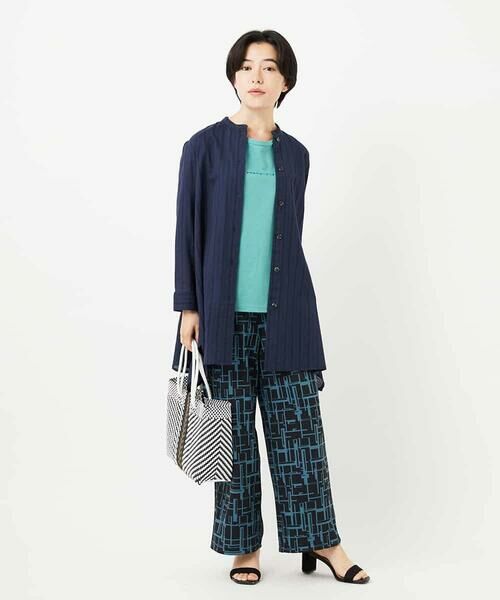 Maison de CINQ / メゾン ドゥ サンク その他パンツ | [リバーシブル]デジタル幾何デニムプリントパンツ | 詳細19