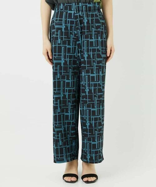 Maison de CINQ / メゾン ドゥ サンク その他パンツ | [リバーシブル]デジタル幾何デニムプリントパンツ | 詳細8