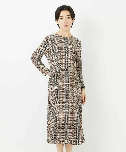 Maison de CINQ / メゾン ドゥ サンク ロング・マキシ丈ワンピース | ジオメトリックプリントワンピース | 詳細1