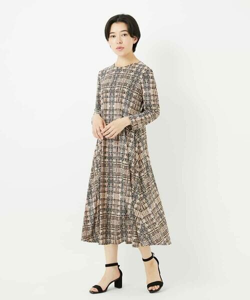 Maison de CINQ / メゾン ドゥ サンク ロング・マキシ丈ワンピース | ジオメトリックプリントワンピース | 詳細15