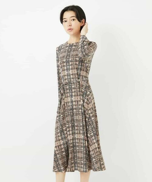 Maison de CINQ / メゾン ドゥ サンク ロング・マキシ丈ワンピース | ジオメトリックプリントワンピース | 詳細2