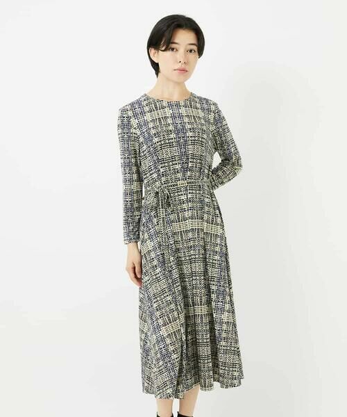 Maison de CINQ / メゾン ドゥ サンク ロング・マキシ丈ワンピース | ジオメトリックプリントワンピース | 詳細4