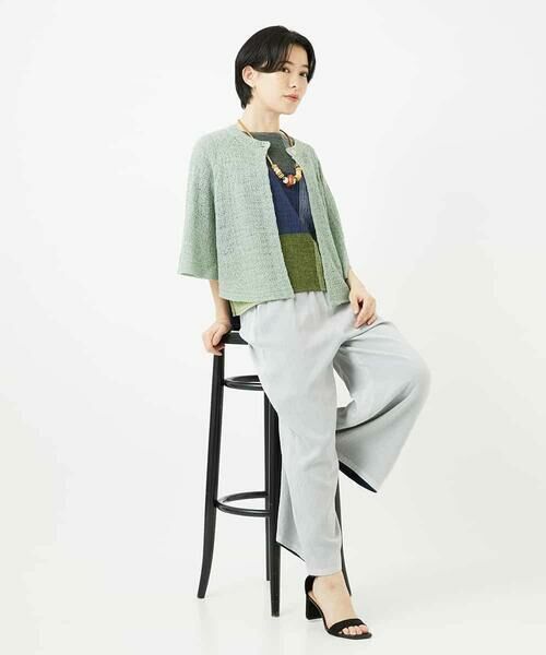 Maison de CINQ / メゾン ドゥ サンク カーディガン・ボレロ | ケープ風ニットカーディガン | 詳細21