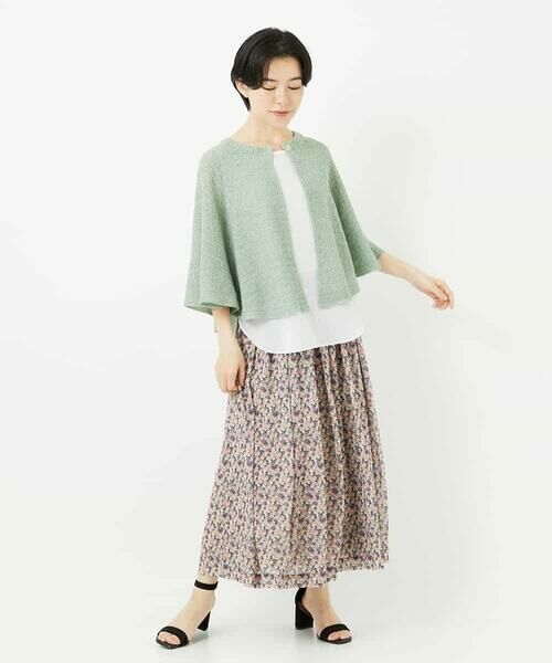 Maison de CINQ / メゾン ドゥ サンク カーディガン・ボレロ | ケープ風ニットカーディガン | 詳細23