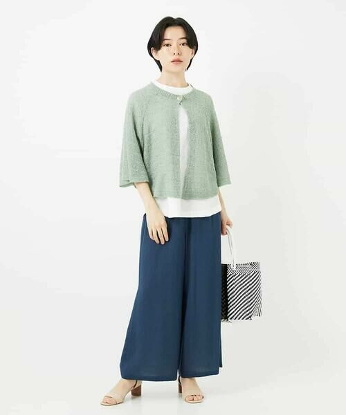 Maison de CINQ / メゾン ドゥ サンク カーディガン・ボレロ | ケープ風ニットカーディガン | 詳細26