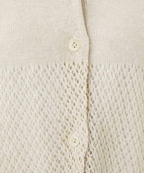 Maison de CINQ / メゾン ドゥ サンク カーディガン・ボレロ | [日本製]リネンニットカーディガン | 詳細12
