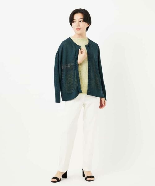 Maison de CINQ / メゾン ドゥ サンク カーディガン・ボレロ | [日本製]リネンニットカーディガン | 詳細21