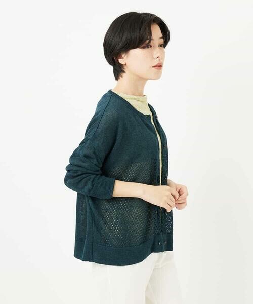 Maison de CINQ / メゾン ドゥ サンク カーディガン・ボレロ | [日本製]リネンニットカーディガン | 詳細5