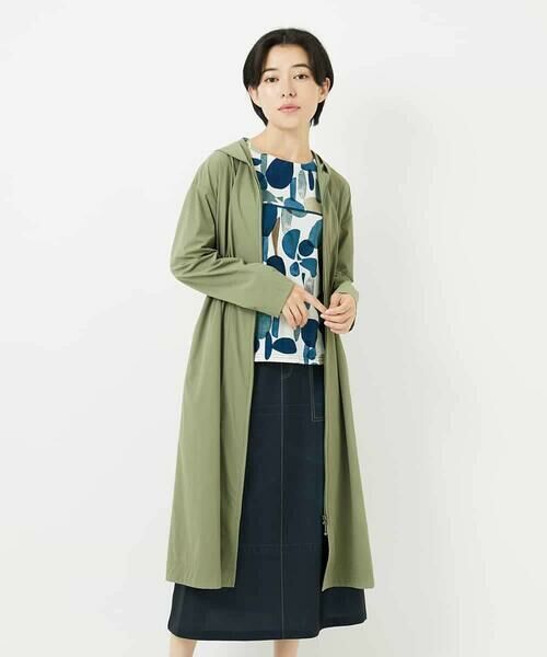 Maison de CINQ / メゾン ドゥ サンク その他アウター | [撥水加工]ナイロンリぺレントロングコート | 詳細3