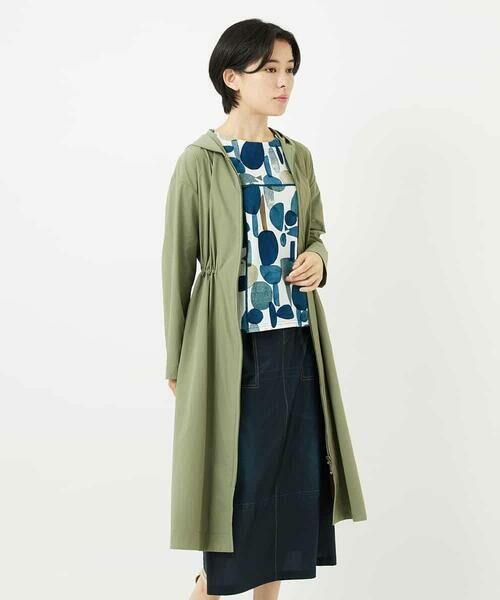 Maison de CINQ / メゾン ドゥ サンク その他アウター | [撥水加工]ナイロンリぺレントロングコート | 詳細4