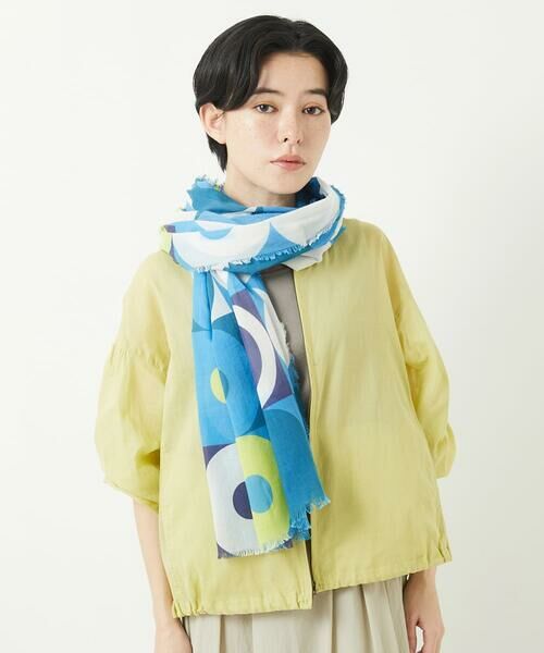 Maison de CINQ / メゾン ドゥ サンク マフラー・ショール・スヌード・ストール | イレギュラードットプリントストール | 詳細2