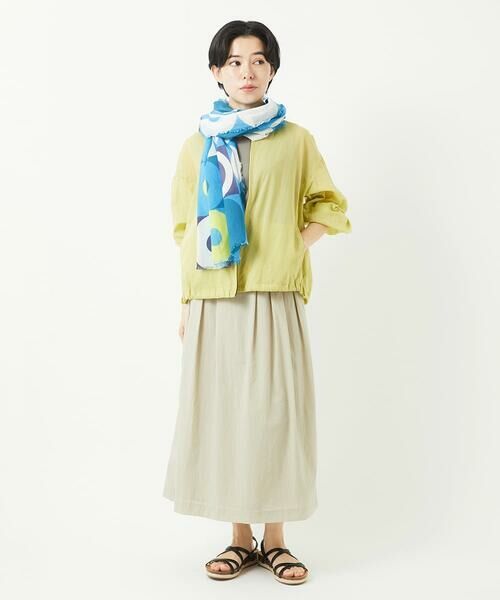 Maison de CINQ / メゾン ドゥ サンク マフラー・ショール・スヌード・ストール | イレギュラードットプリントストール | 詳細7