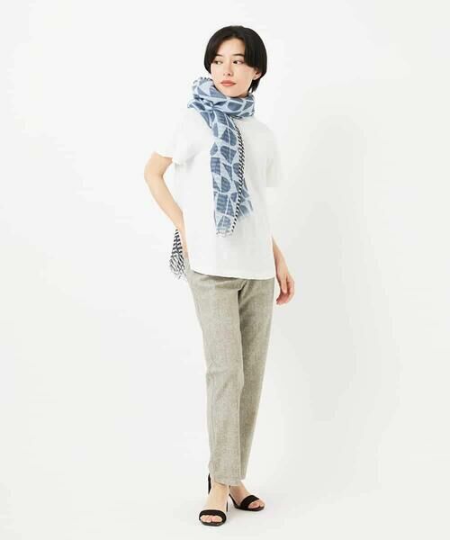 Maison de CINQ / メゾン ドゥ サンク マフラー・ショール・スヌード・ストール | ビーンズ幾何プリントストール | 詳細6