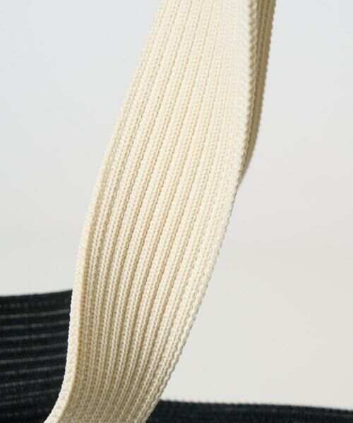 Maison de CINQ / メゾン ドゥ サンク トートバッグ | 幾何プリントニットバッグ | 詳細14