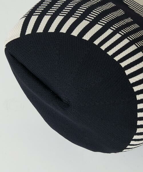 Maison de CINQ / メゾン ドゥ サンク トートバッグ | 幾何プリントニットバッグ | 詳細6