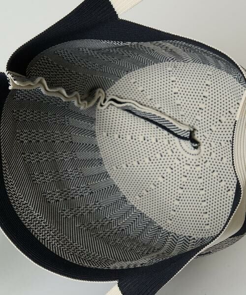 Maison de CINQ / メゾン ドゥ サンク トートバッグ | 幾何プリントニットバッグ | 詳細9