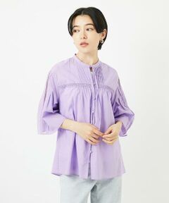 Maison de CINQ / メゾン ドゥ サンク シャツ・ブラウス | 60ローンフレアスリーブレースブラウス