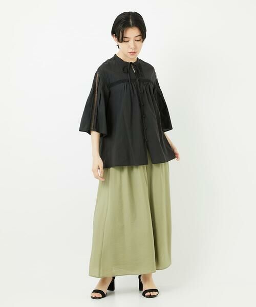 Maison de CINQ / メゾン ドゥ サンク シャツ・ブラウス | 60ローンフレアスリーブレースブラウス | 詳細13