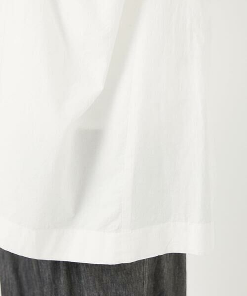 Maison de CINQ / メゾン ドゥ サンク シャツ・ブラウス | バンドカラーハンドスモッキング7分袖ブラウス | 詳細8