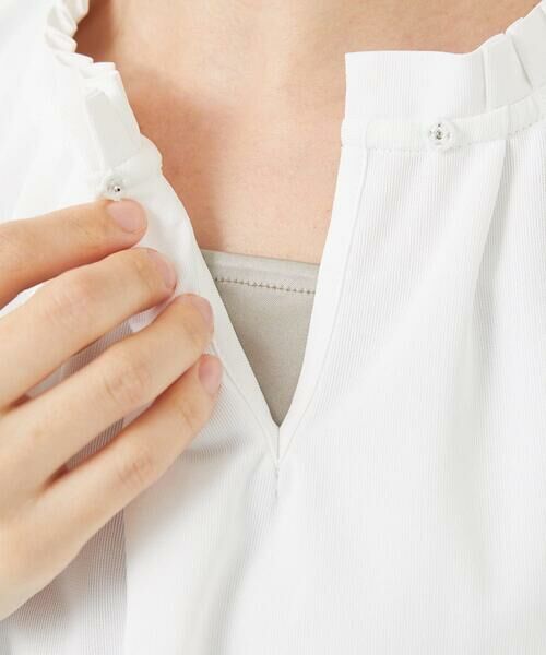 Maison de CINQ / メゾン ドゥ サンク シャツ・ブラウス | タックフリル襟ブラウソー | 詳細10