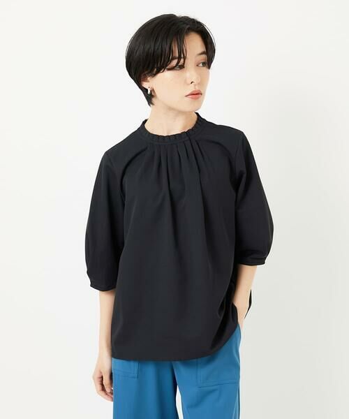 Maison de CINQ / メゾン ドゥ サンク シャツ・ブラウス | タックフリル襟ブラウソー | 詳細2